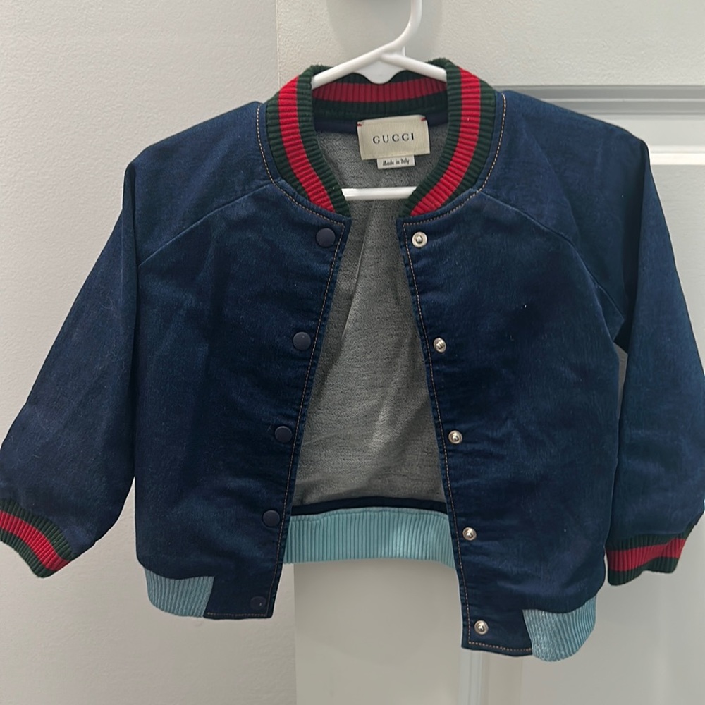 Gucci toddler jean jacket
